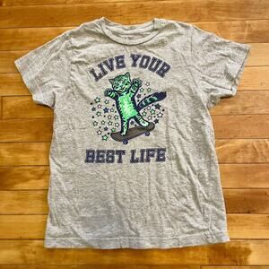 Free To Be Skateboard Cat Tee